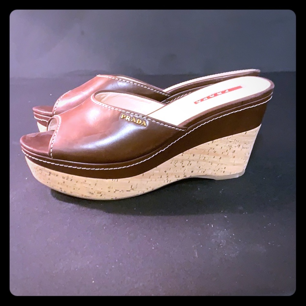 Prada Shoes Wedge sandals. Size 38